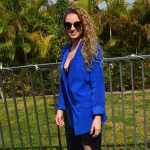 Laundry Royal Blue Blazer Size 8
